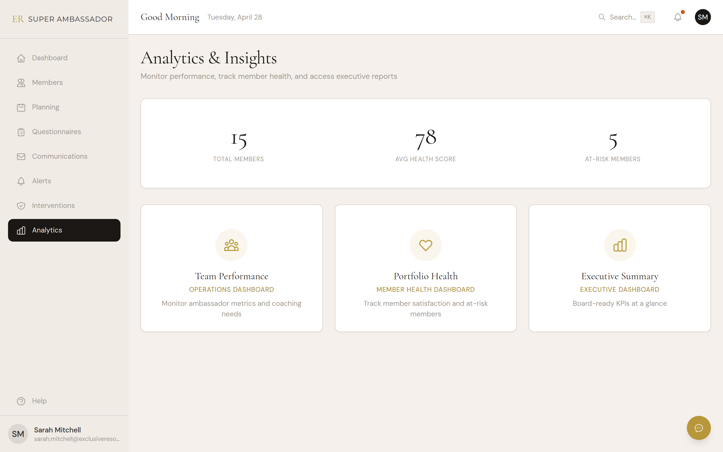Super Ambassador operations analytics